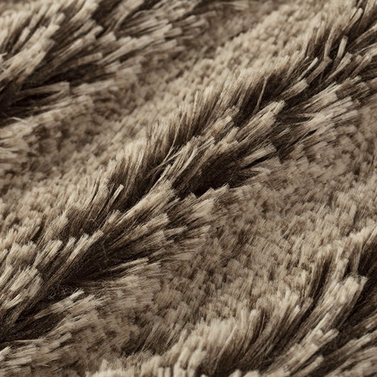 Cuddle Fabric Luxe Frosted Shaggy Brown/Beige 58/60