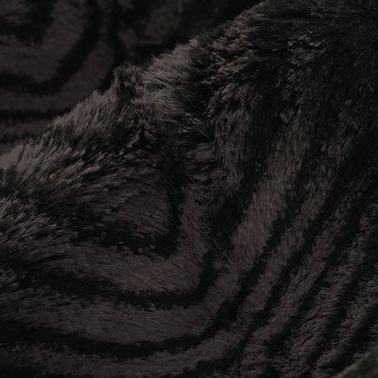Black Luxe Cuddle Mamba Fabric 58/60"