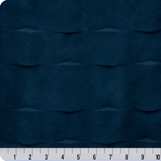 Minky Plush Fabric Luxe Cuddle Marbella Jeans 58"-60"