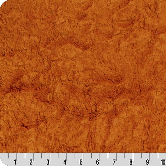 Luxe Cuddle Marble Rust Fabric