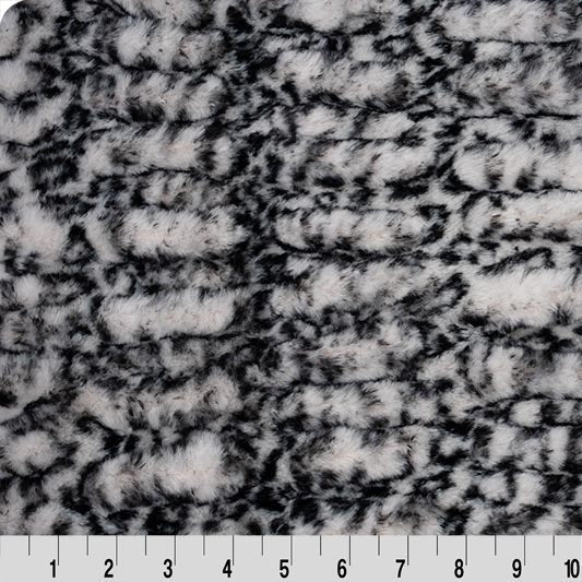 Black Pearl Luxe Cuddle Milan Cheetah Fabric