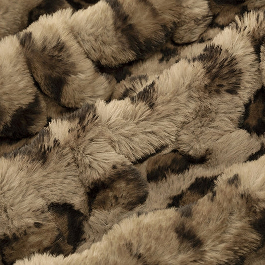 Luxe Cuddle Fabric Milan Clouded Leo Acorn 58/60"