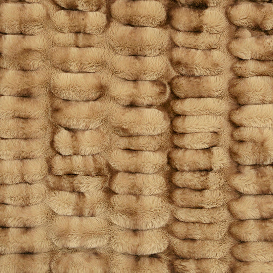 Luxe Cuddle Milan Enzo Mocha Fabric by the Yard