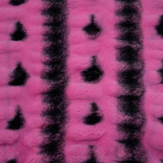 Luxe Cuddle Milan Luca Think Pink Fabric by the Yard