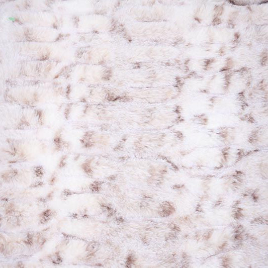 Luxe Cuddle Milan Lynx Fabric Natural Taupe
