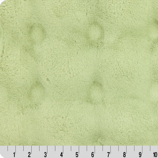 Luxe Cuddle Powderpuff Thyme Fabric 58-60"