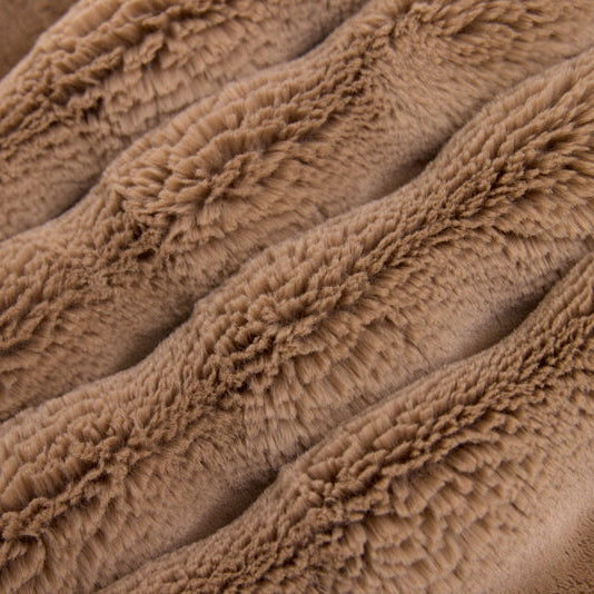 Luxe Cuddle Powderpuff Cappuccino Fabric 58-60"