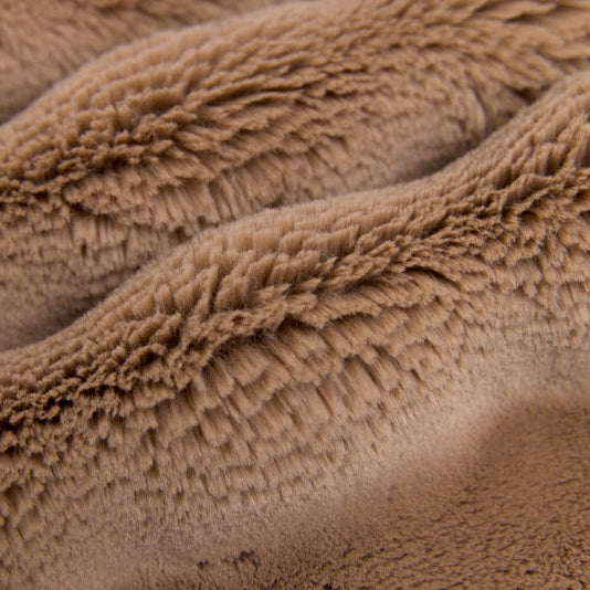 Luxe Cuddle Powderpuff Cappuccino Fabric 58-60"