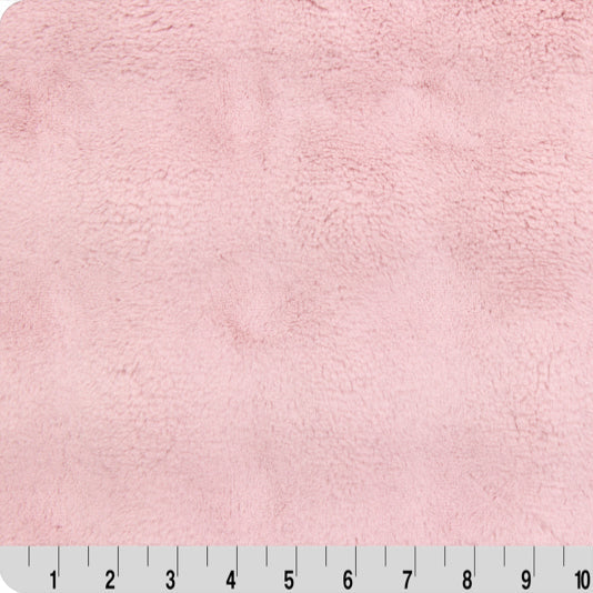Luxe Cuddle Powderpuff Rosewater Fabric 58-60"