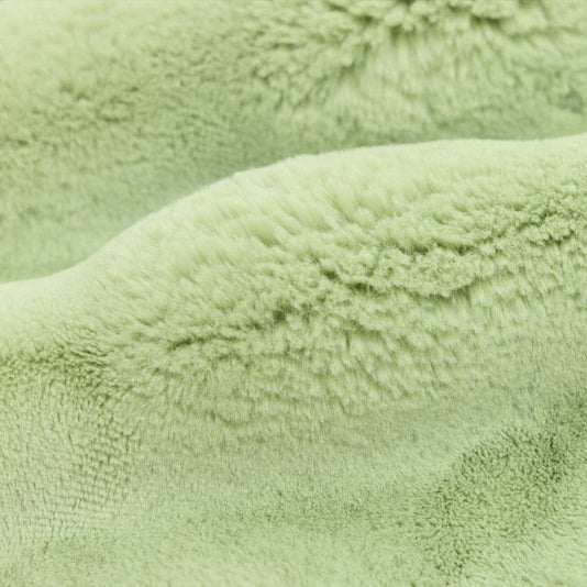 Luxe Cuddle Powderpuff Thyme Fabric 58-60"