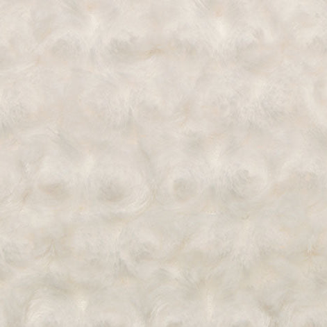 Luxe Cuddle Rose Ivory Fabric
