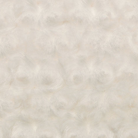 Luxe Cuddle Rose Ivory Fabric