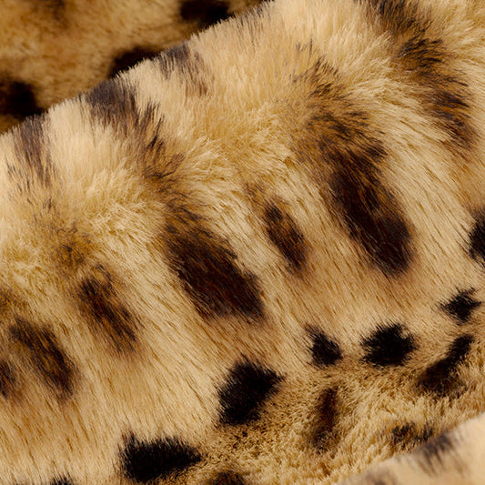 Luxe Cuddle Savanna Camel Fabric