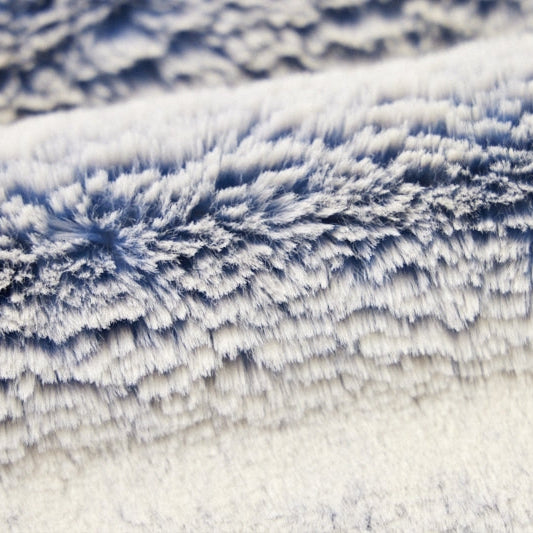 Blue Fog Luxe Cuddle Snow Bunny Fabric