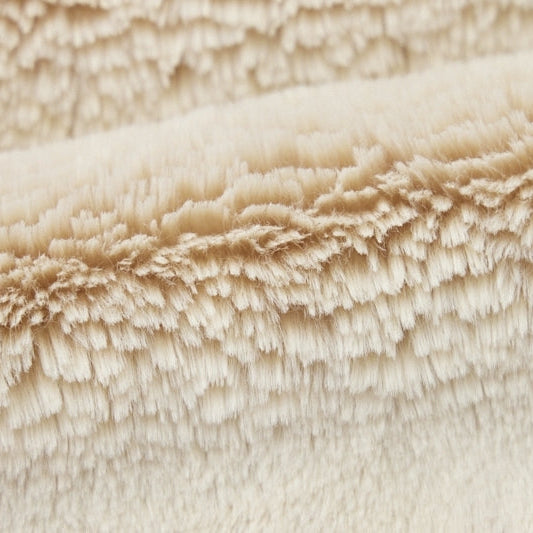 Luxe Cuddle Snow Bunny Fabric Sanddollar 58/60"