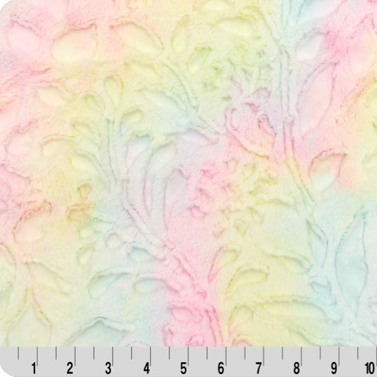 Luxe Cuddle Sorbet Poppy Pastel Fabric
