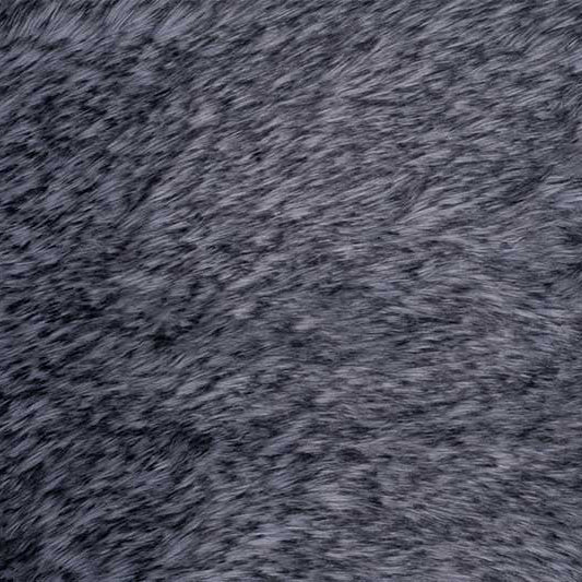 Luxe Cuddle Teddy Smokey Faux Fur Fabric 58/60"