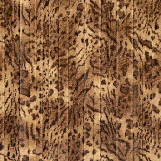 Luxe Cuddle Vienna Bengal Pecan Fabric 58/60"