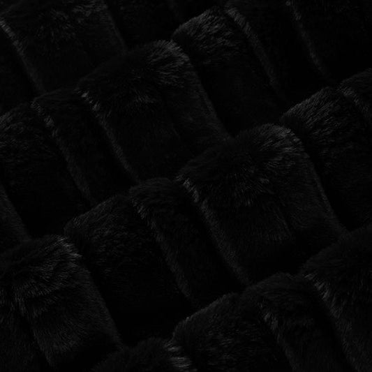 Luxe Cuddle Vienna Black Minky Fabric 58-60"