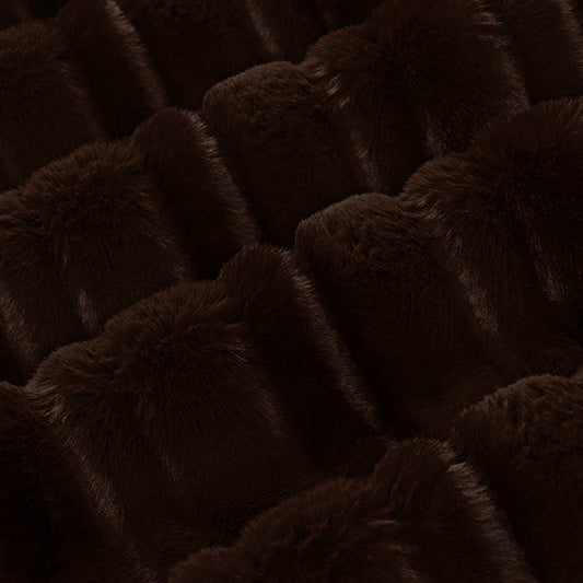 Luxe Cuddle Vienna Espresso Fabric 58-60"