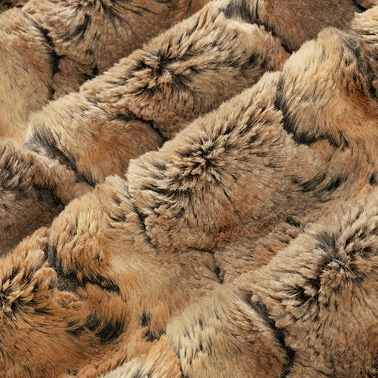 Luxe Cuddle Wild Rabbit Amber Fabric 58/60"