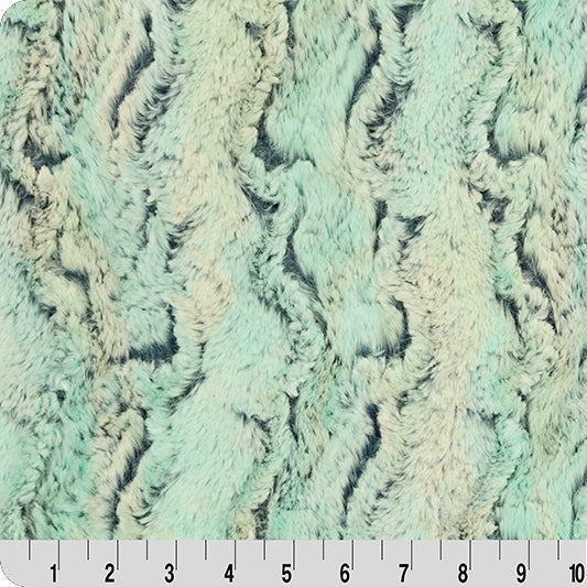 Luxe Cuddle Wild Rabbit Tidepool Fabric 58/60"