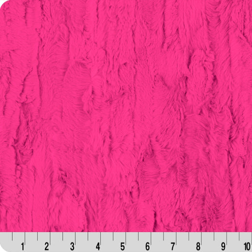 Luxe Cuddle Willow Think Pink Minky Fabric