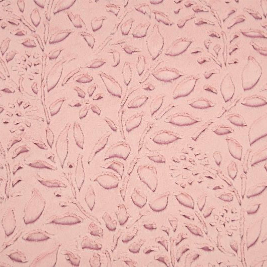 Polyester Cuddle Fabric Luxe Cuddle Frosted Poppy Rosewater 58/60"
