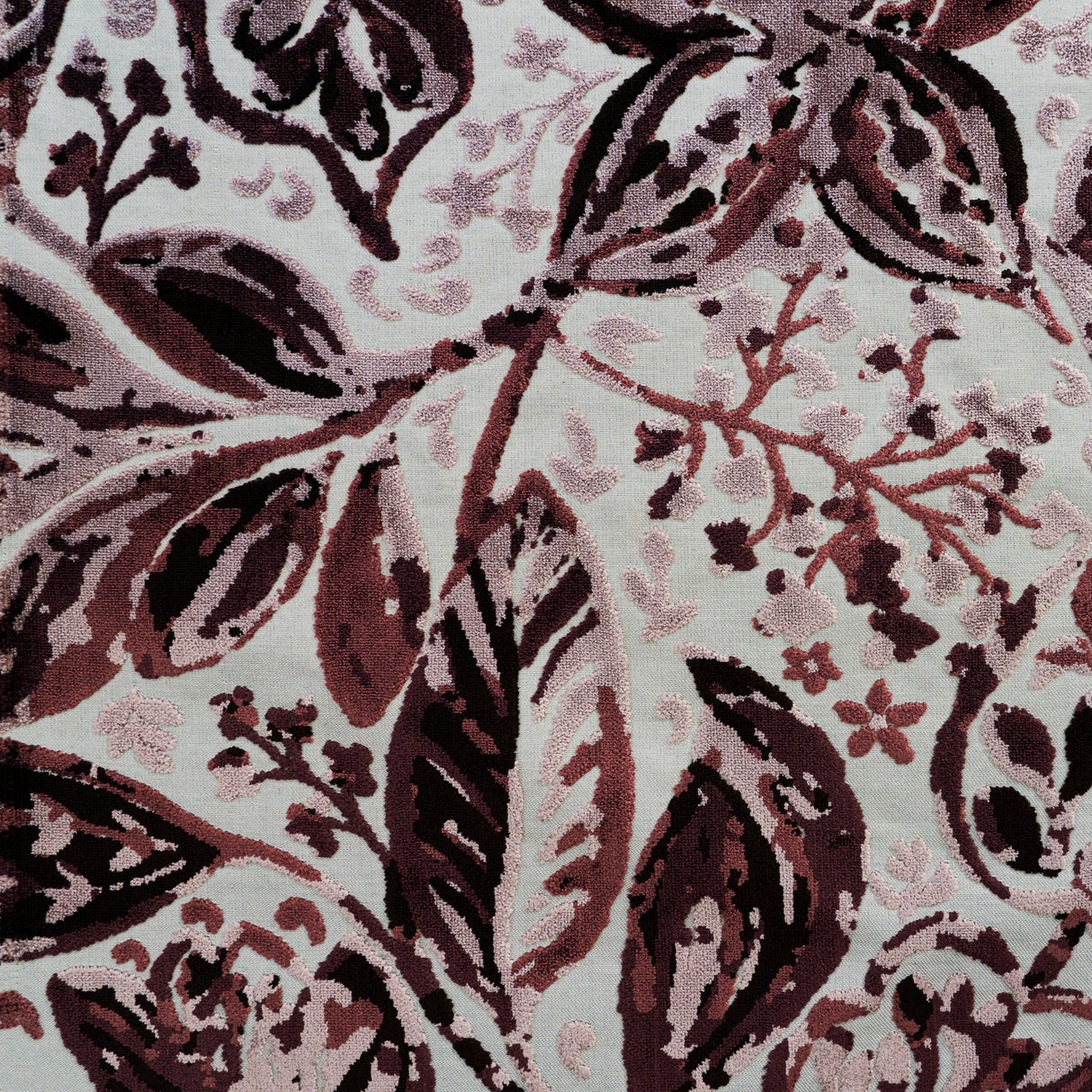 Rayon Cut Velvet Upholstery Fabric Lyanna Floral