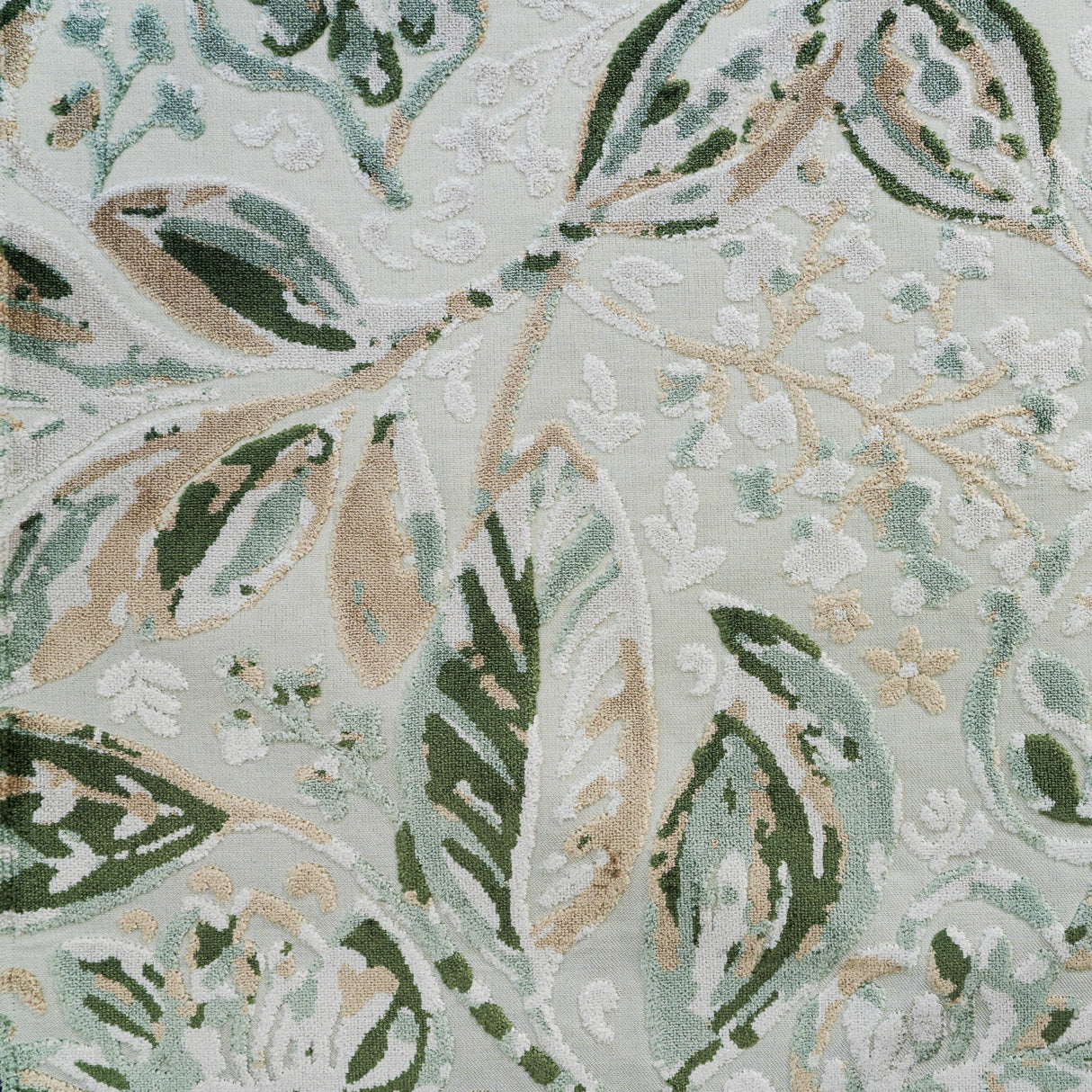 Rayon Cut Velvet Upholstery Fabric Lyanna Floral