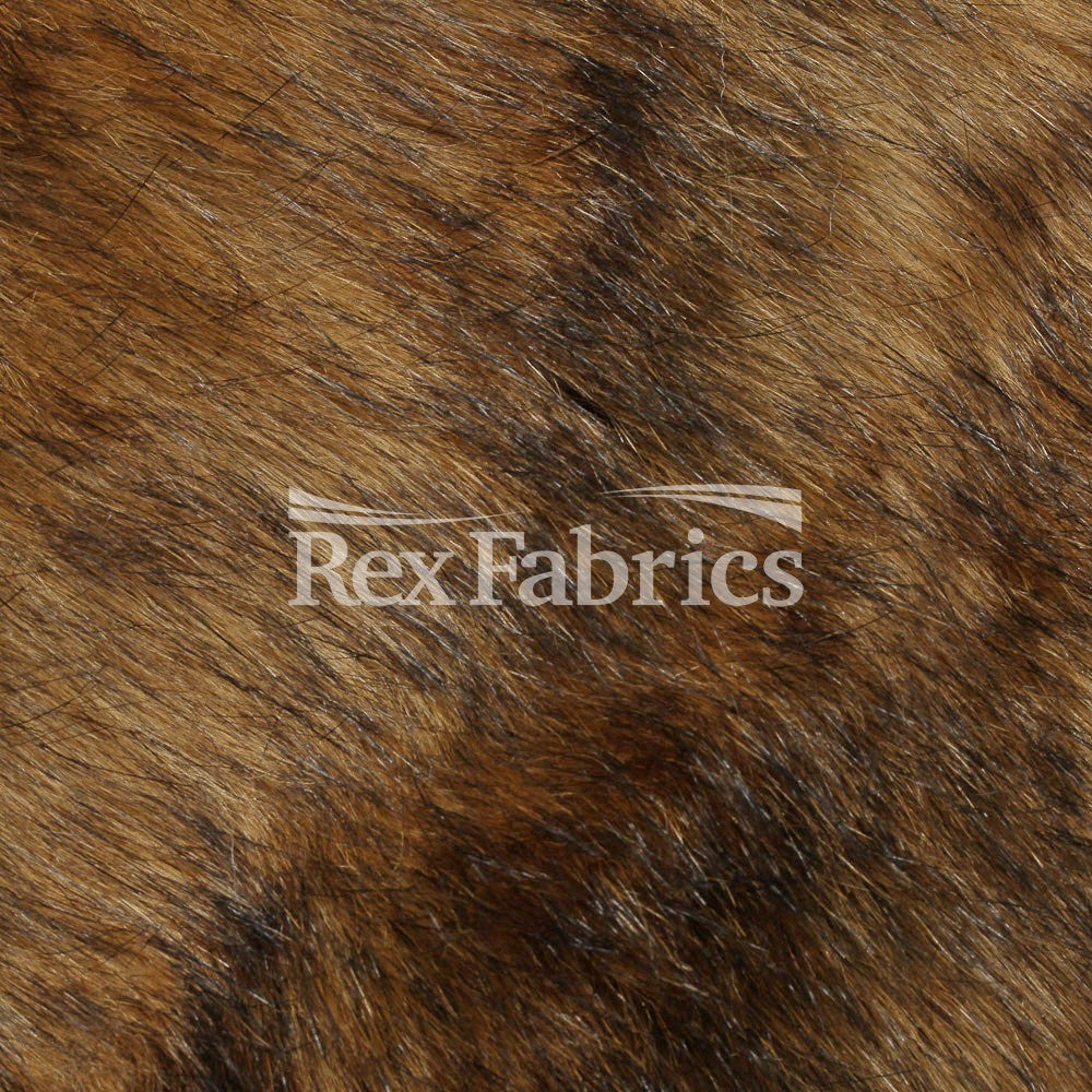Lynx Fur Polyester Faux Fur Fabric - Lynx Print, 58/60" Width (1 Yard)