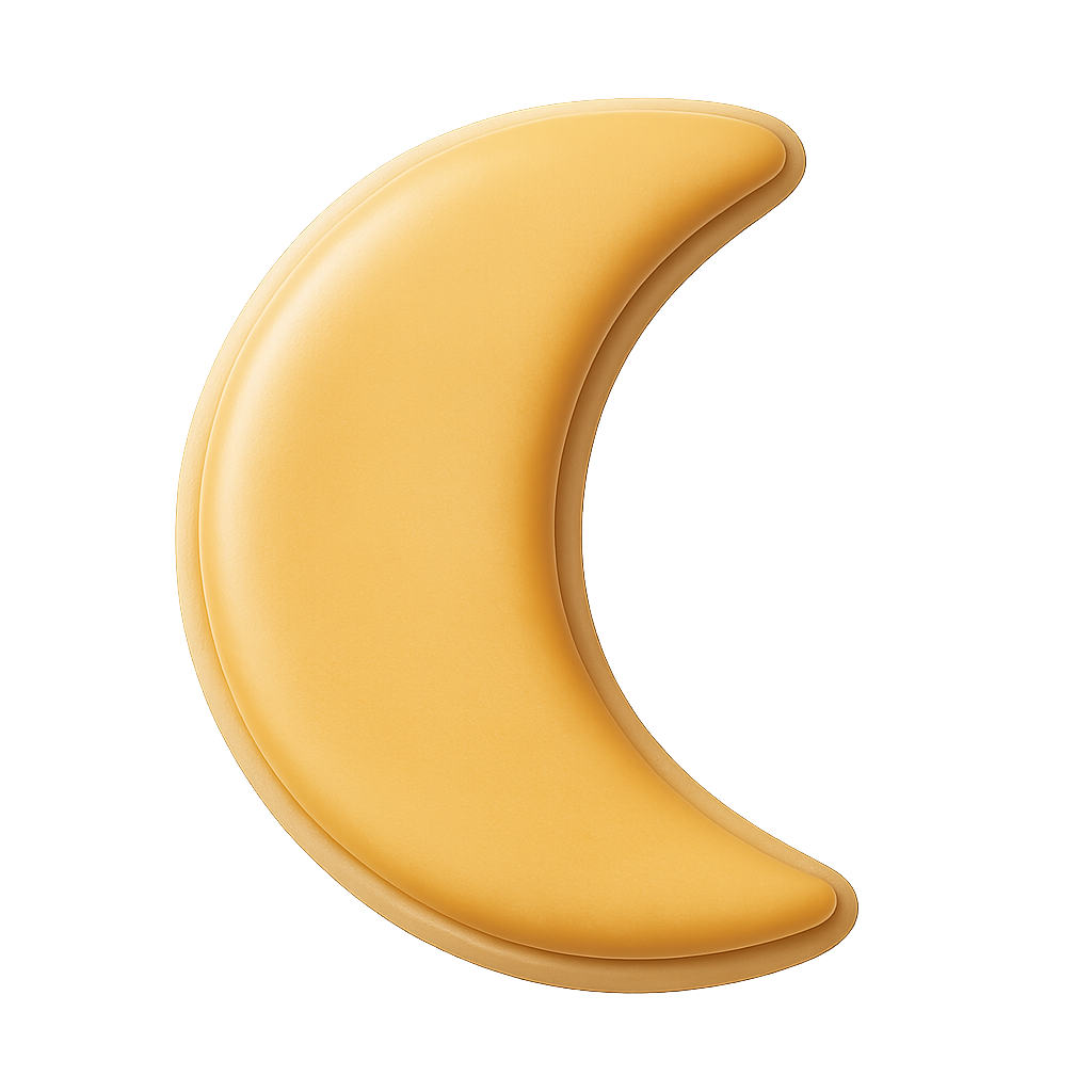Mini Crescent Moon Cookie Cutter 1.25 in M139
