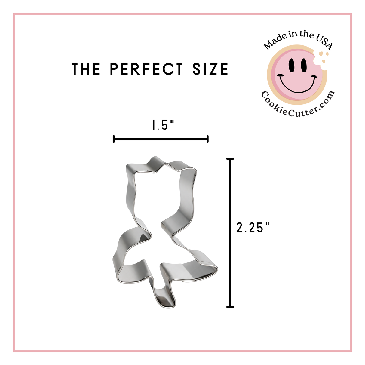 Mini Tulip Cookie Cutter 2.25 in M37