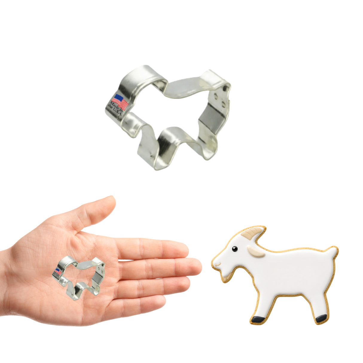 Miniature Goat Cookie Cutter 1.75 in M55