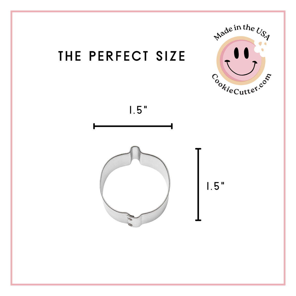 Mini Pumpkin Cookie Cutter 1.5 in M65