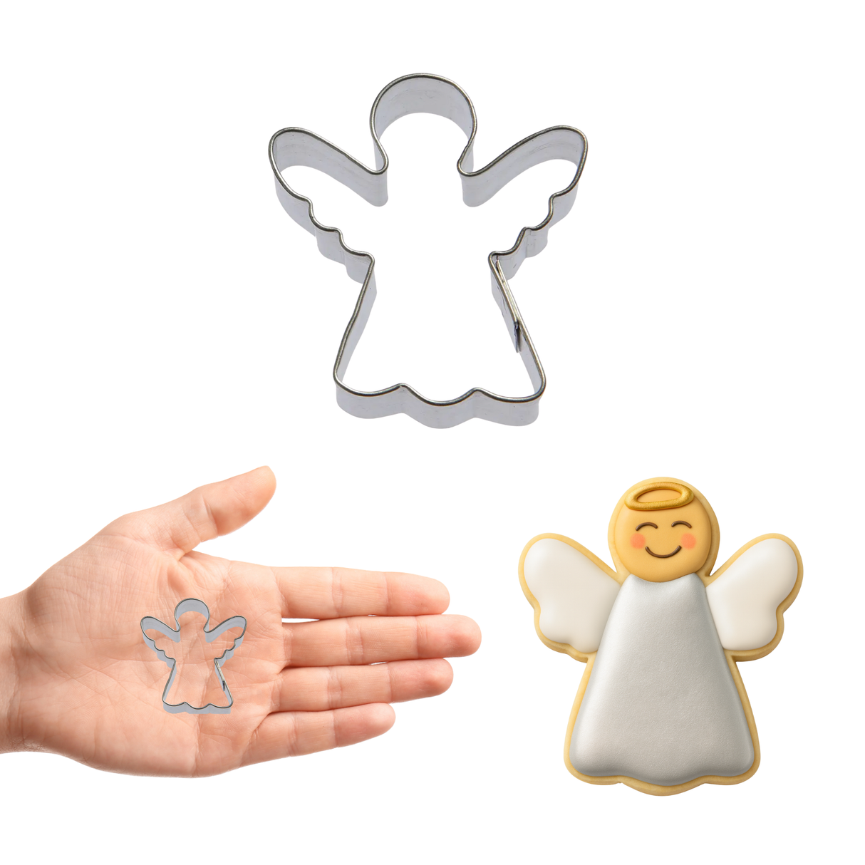 Mini Angel Cookie Cutter 1.5 in M95