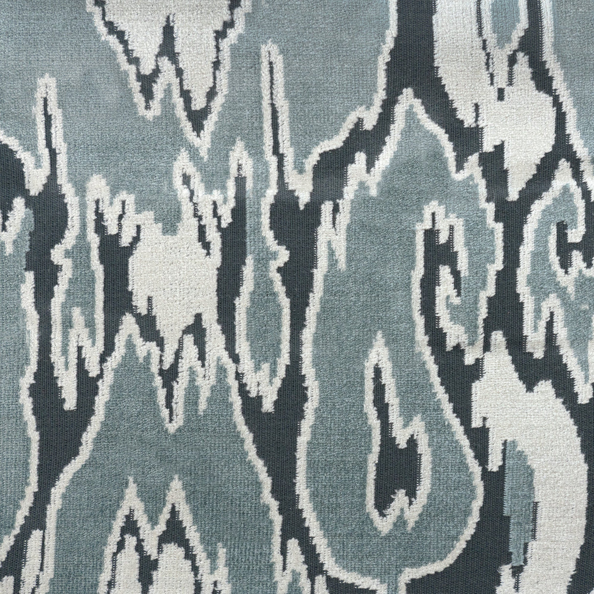 Cut Velvet Upholstery Fabric Maldives Abstract Pattern