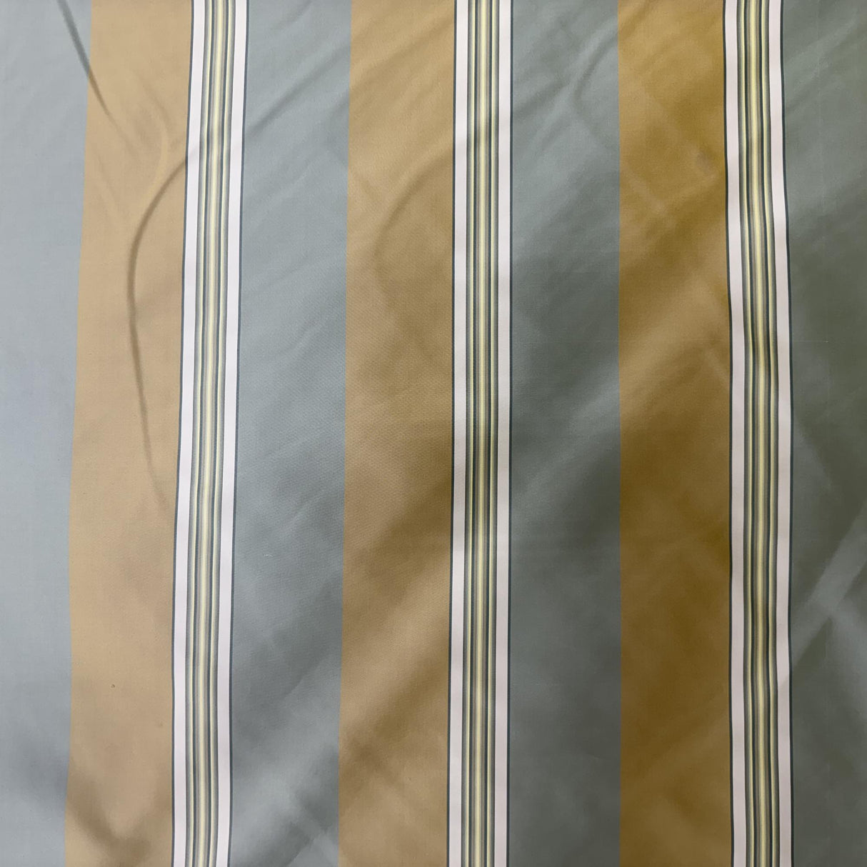Marvi Fabric Silk Fabric - Multi-Colored Stripe Stripe, 54" Width (1 Yard)