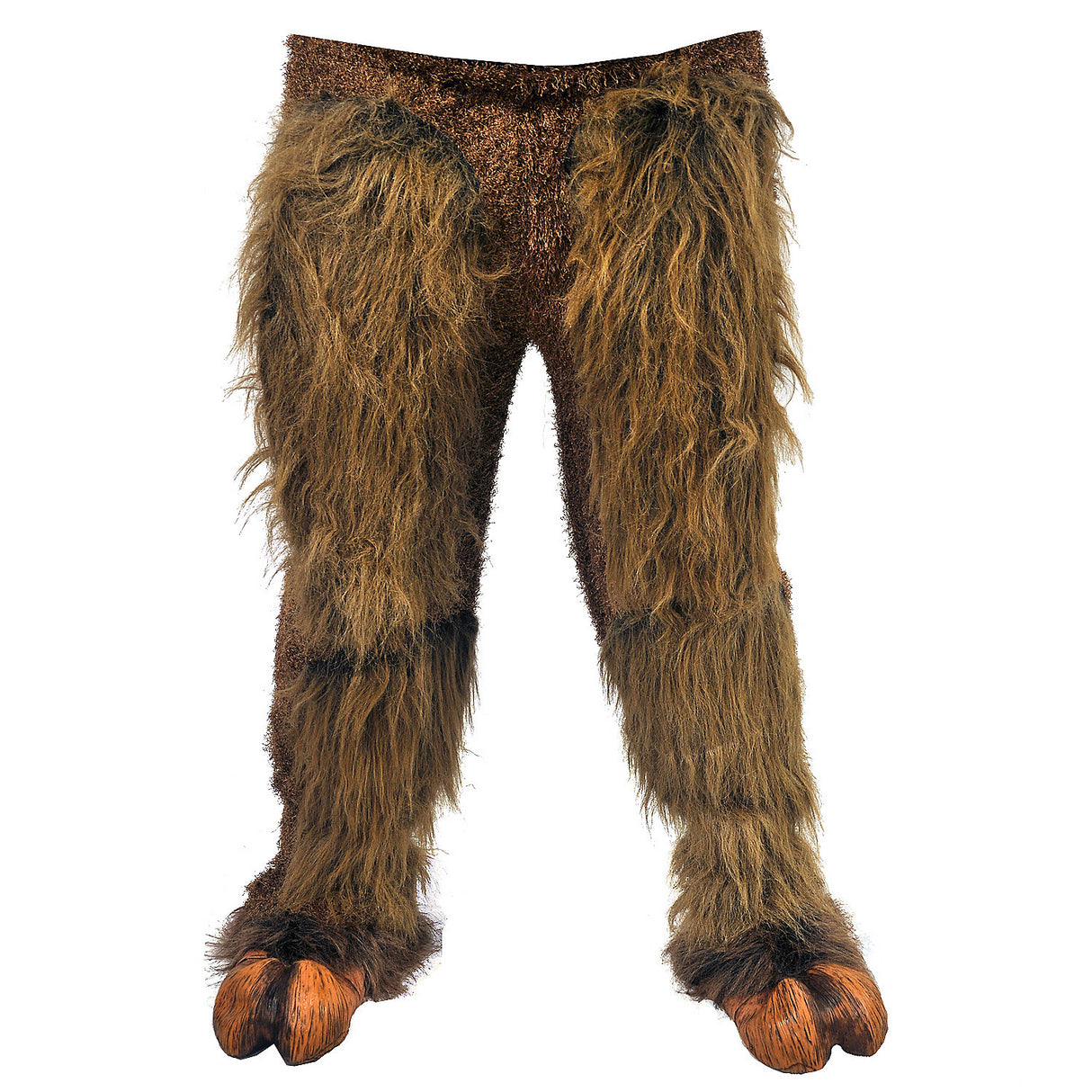 Furry Brown Beast Legs Costume for Halloween Parties and Creative Dress Up Events