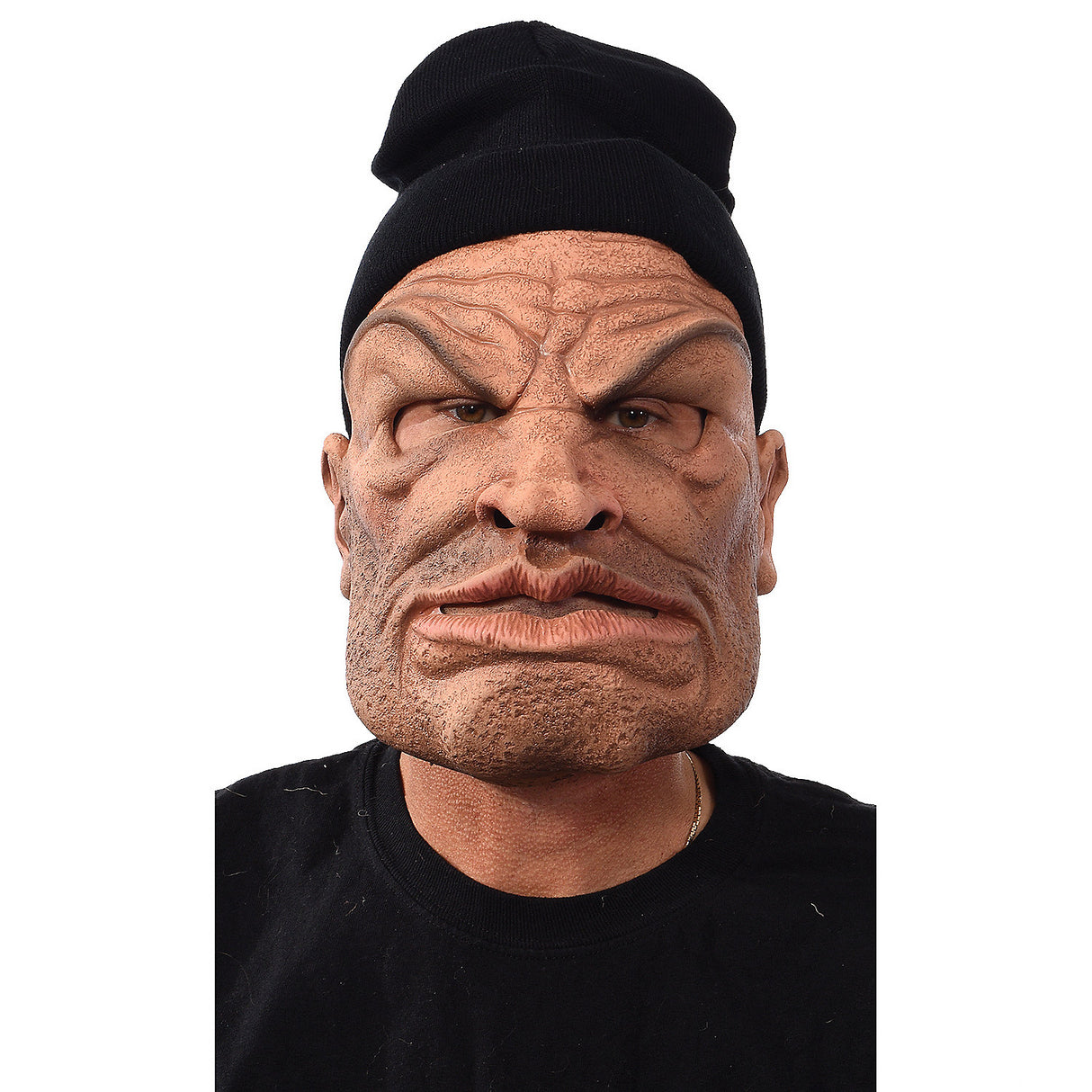 Menacing Hitman Latex Mask for Halloween Costume Parties and Scary Themed Events