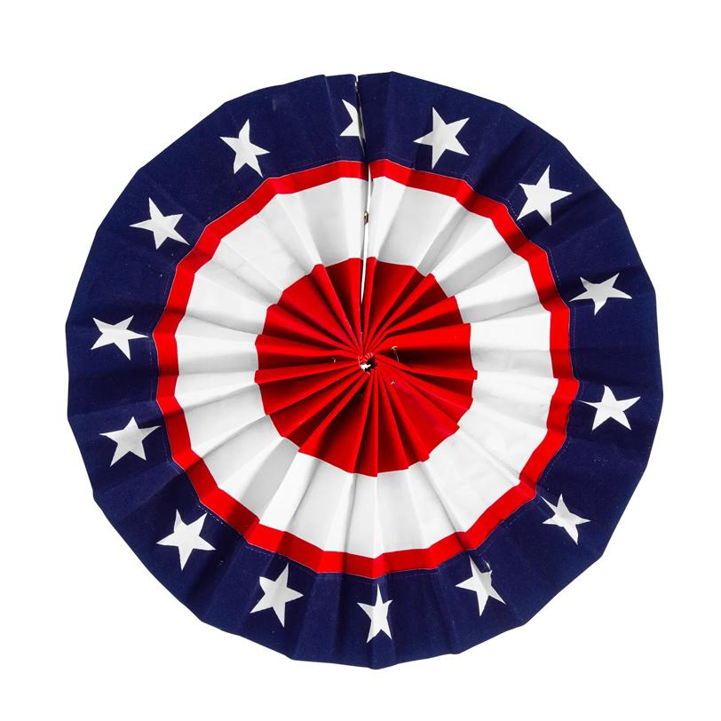 Patriotic Pleated Door Bunting