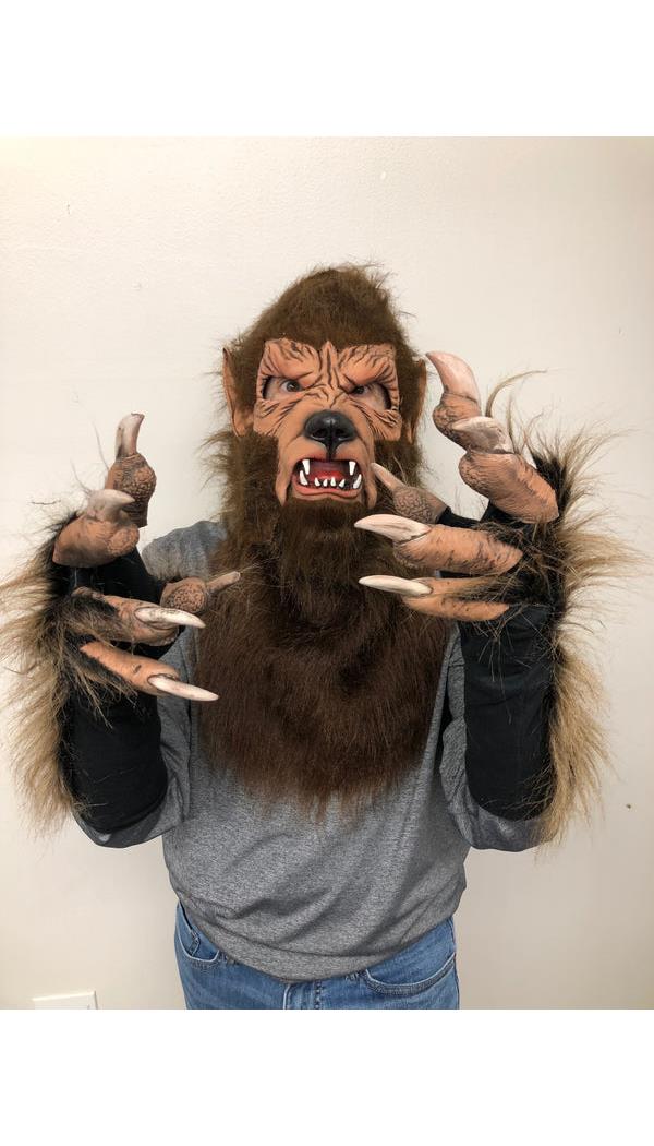 Wolfman Mask for Men for Spooky Halloween Costumes