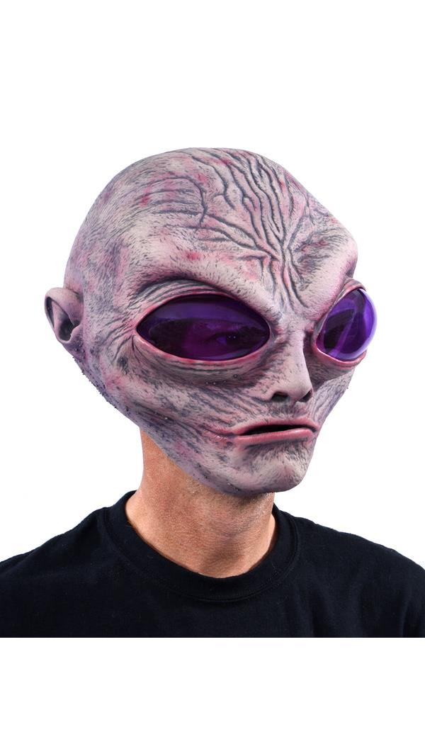 Alien Grey Mask for Mysterious Halloween Costumes and Parties