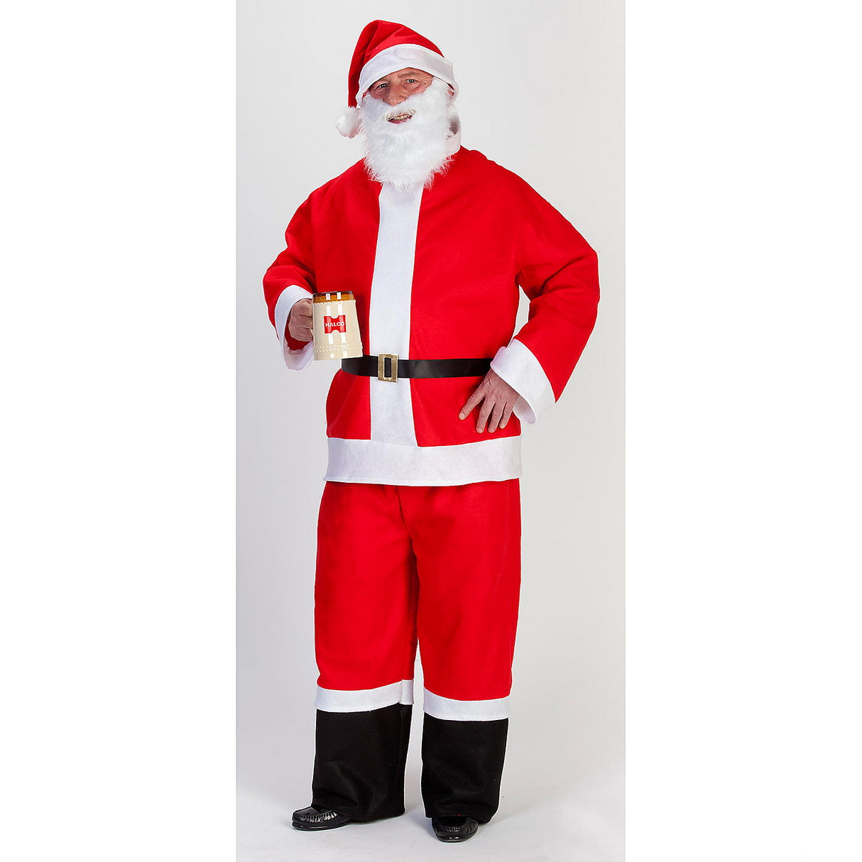 Saloon Spree Santa Costume for Christmas Parties Holiday Events and Festive Celebrations