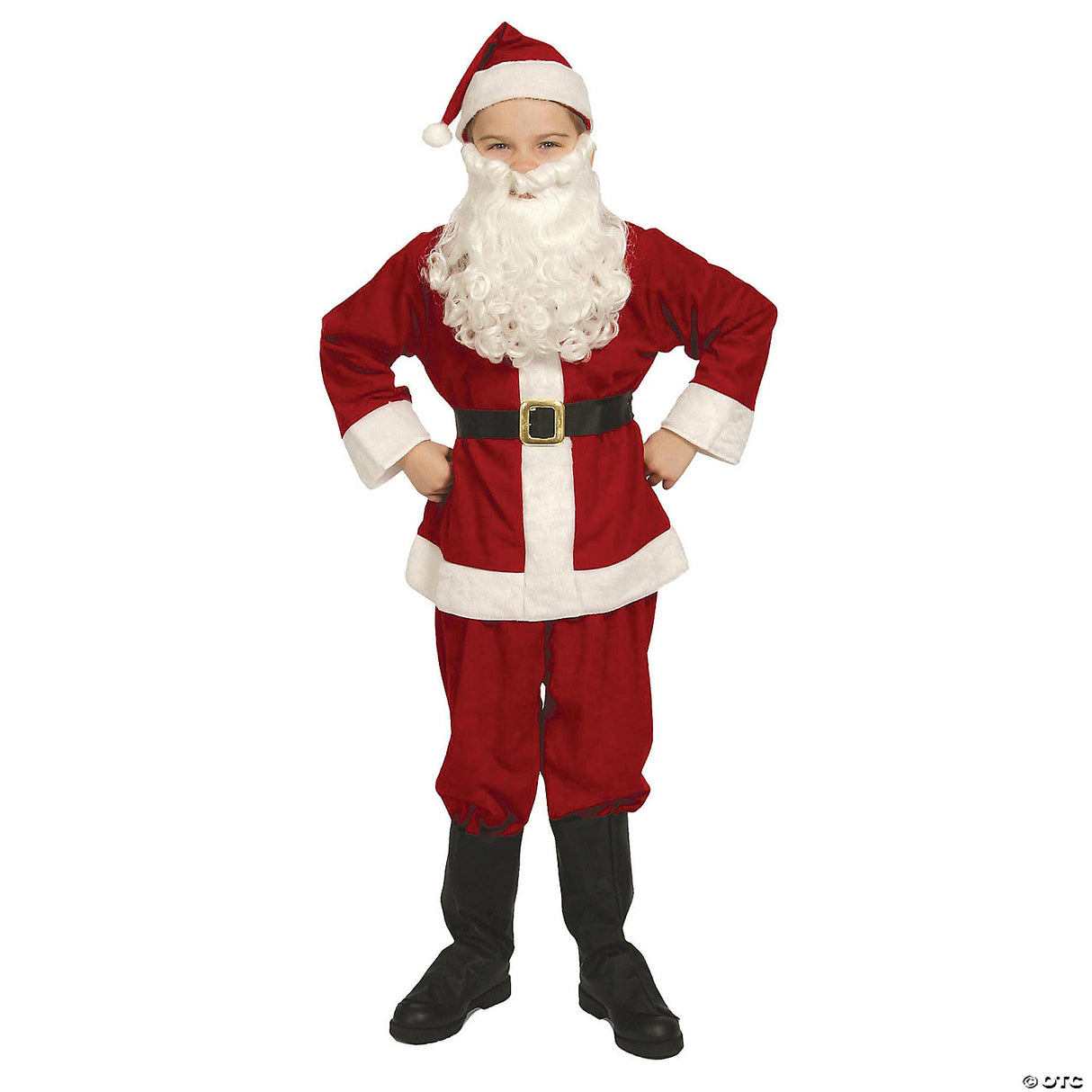 Economy Child Santa Suit XL for Christmas Parties Festivities and Holiday Celebrations