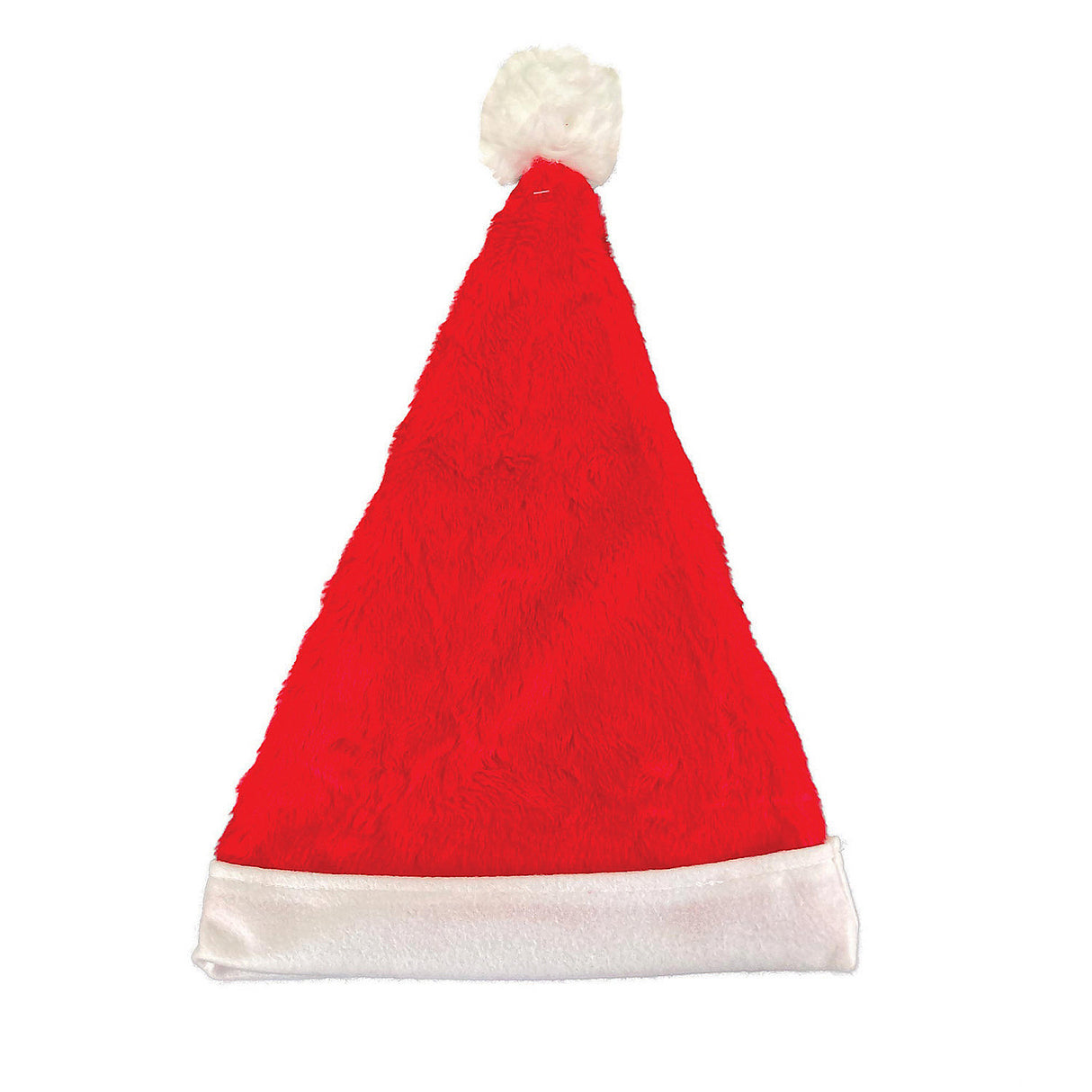Plush Red Santa Hat for Christmas Parties Holiday Events and Festive Celebrations