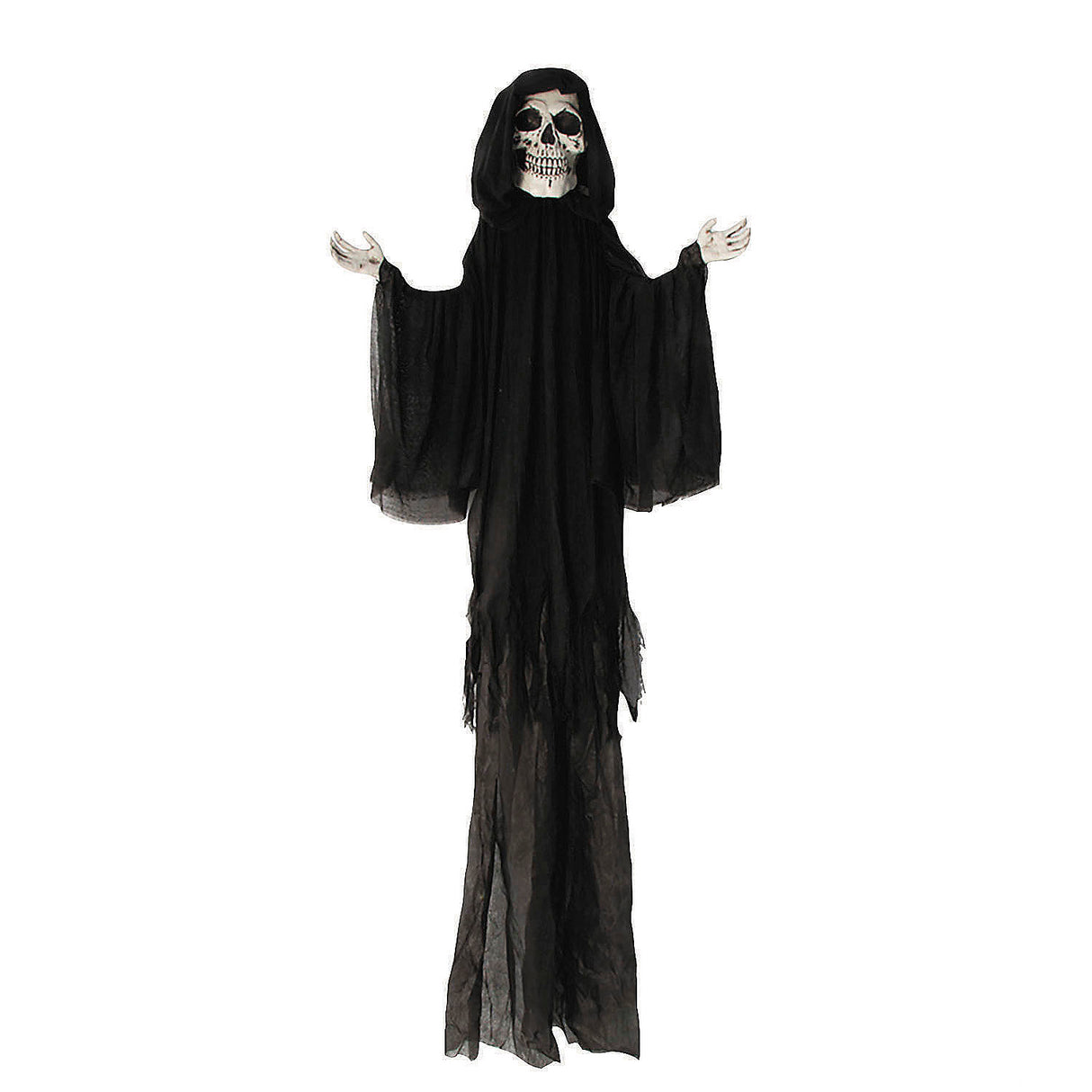 Spooky 8 Ft 2 Inch Hanging Skeleton Reaper Decoration for Halloween Parties and Haunted House Displays