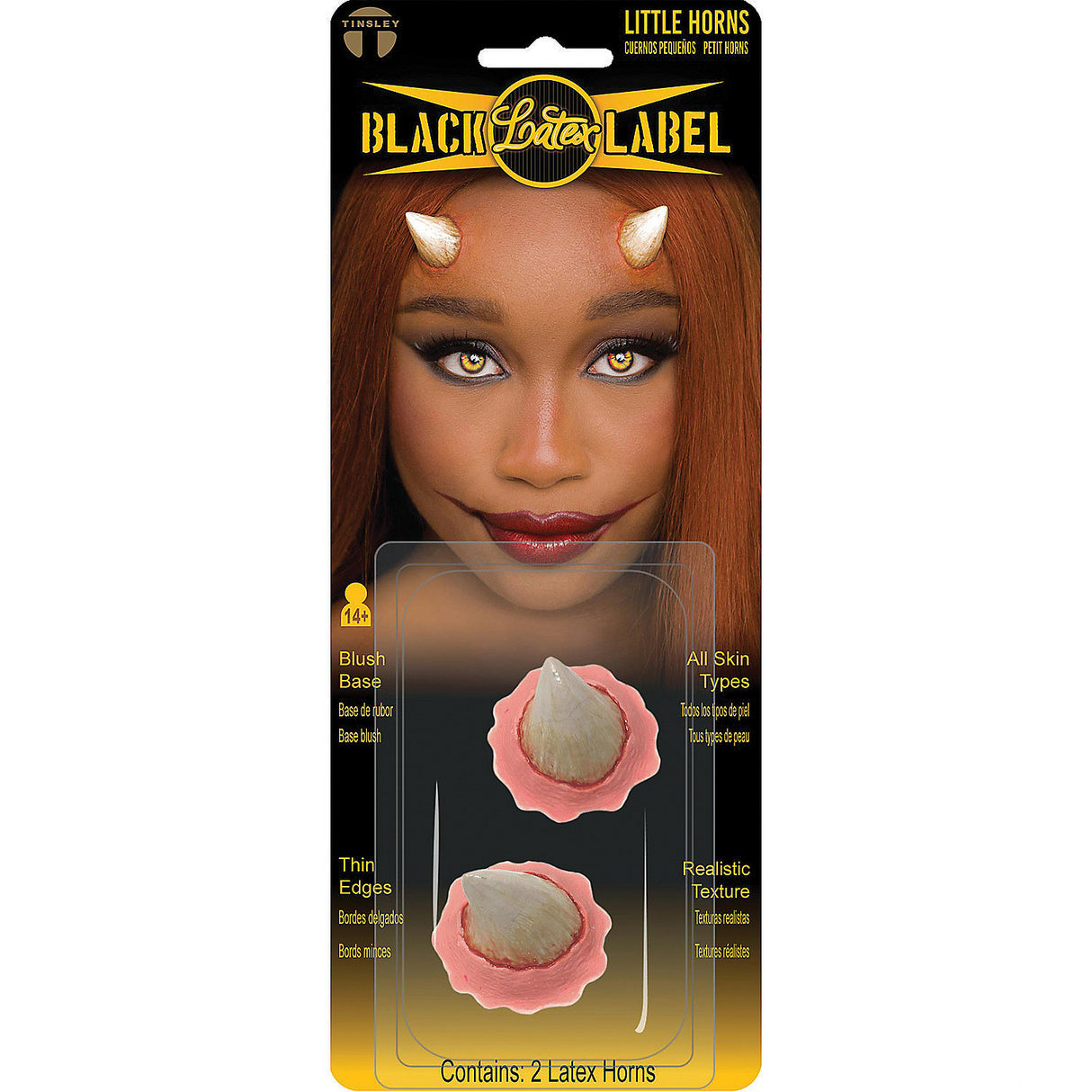 Realistic Little Latex Horns for Devil Costumes Halloween Parties and Theatrical Performances