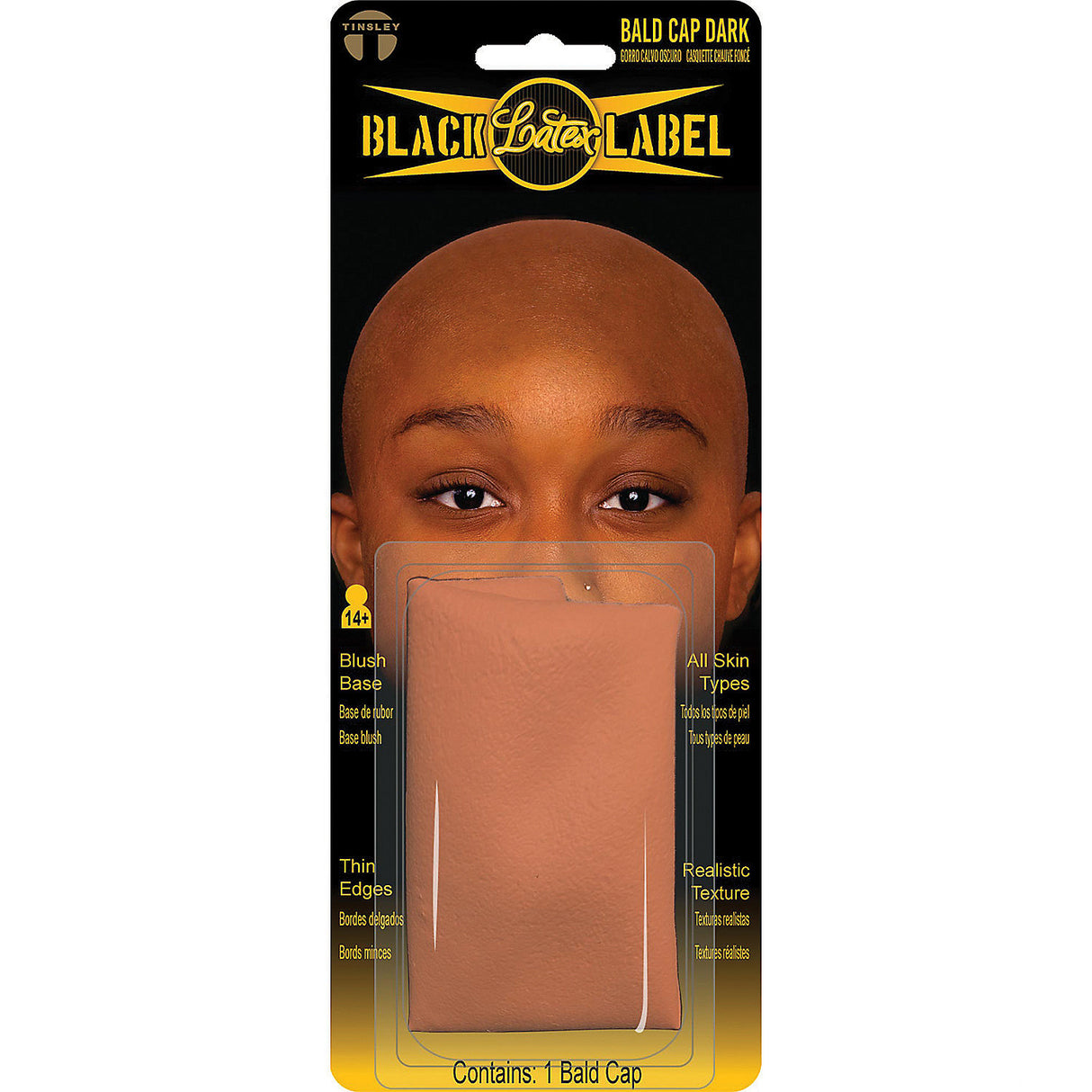 Latex Bald Cap for Halloween Costumes Themed Parties and Roleplay Events