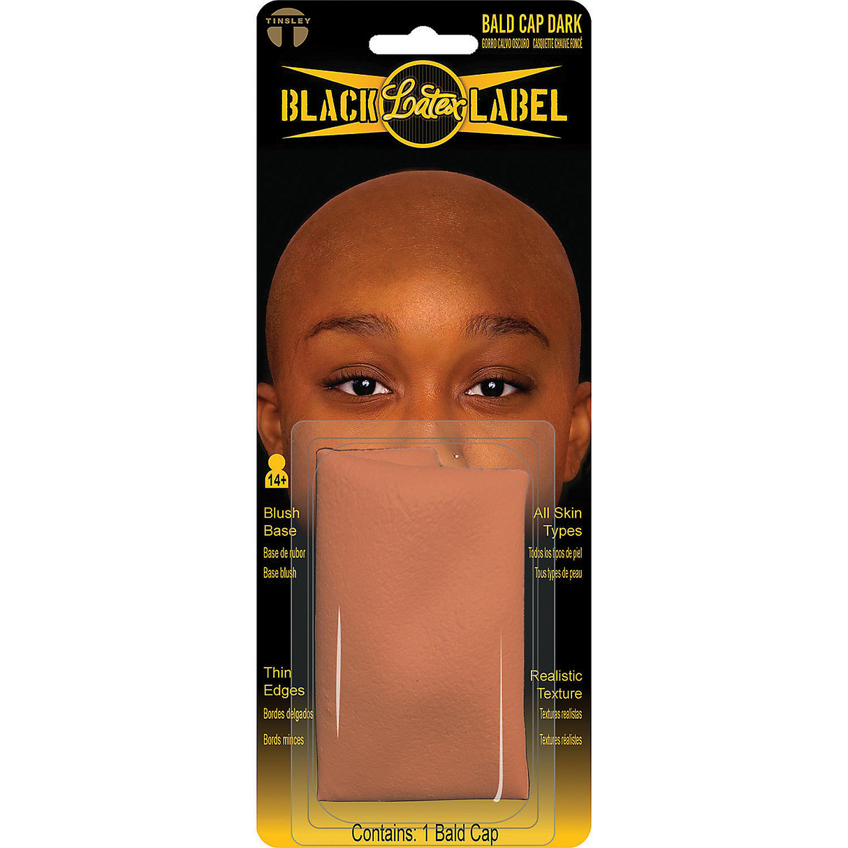 Latex BALD CAP